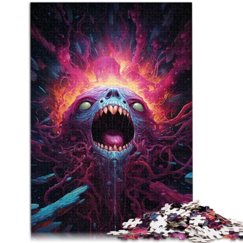 Puzzle für Erwachsene 1000 Teile Totenkopfkunst-Lernpuzzle 50x75cm Lernspiel für Geburtstag Weihnachten von DLBHSG
