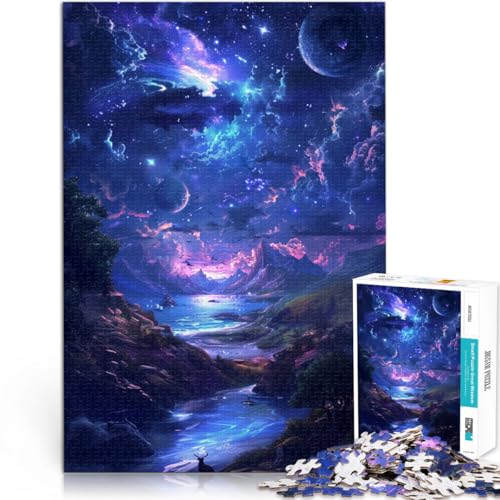 Puzzle für Erwachsene 1000 Teile Traumplanet-Spielzeug Denkspiel 26 x 38 cm tolles Geschenk für die ganze Familie für 14-Jährige von DLBHSG