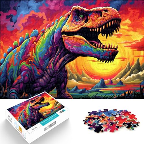 Puzzle für Erwachsene 1000 Teile Tyrannosaurus Rex Regenbogen Weltraum Spielzeug Denkspiel 50 x 75 cm Lernspiel für Geburtstag Weihnachten Puzzle für Erwachsene 1000 Teile Tyrannosaurus Rex Regenbogen Weltraum Spielzeug Denkspiel 50 x 75 cm Lernspiel für Geburtstag Weihnachten von DLBHSG