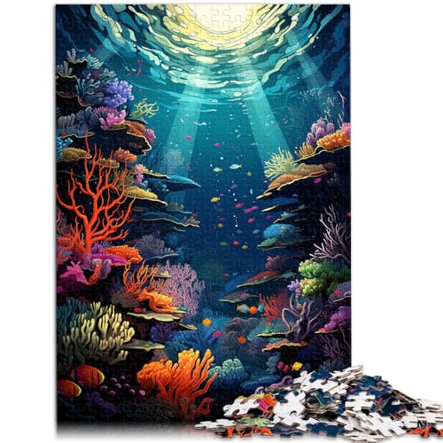 Puzzle für Erwachsene 1000 Teile Unterwasserwelt pädagogisches Spielzeug-Puzzle zum Stressabbau 50 x 75 cm Geburtstagsgeschenk Geschenke Wandkunst von DLBHSG