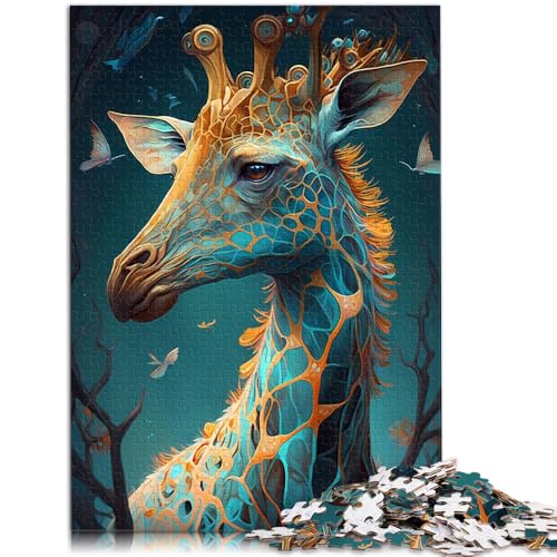 Puzzle für Erwachsene 1000 Teile Verzaubertes Königreich Giraffe Lernspielzeug Familienspiele 50x75cm Herausforderndes Spiel und Familienspiel von DLBHSG