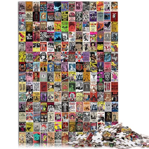 Puzzle für Erwachsene 1000 Teile Vintage-Collage Mustermontage 26 x 38 cm Herausforderung der Gehirnintelligenz süchtig machendes Spielzeug für 14-Jährige Puzzle für Erwachsene 1000 Teile Vintage-Collage Mustermontage 26 x 38 cm Herausforderung der Gehirnintelligenz süchtig machendes Spielzeug für 14-Jährige von DLBHSG