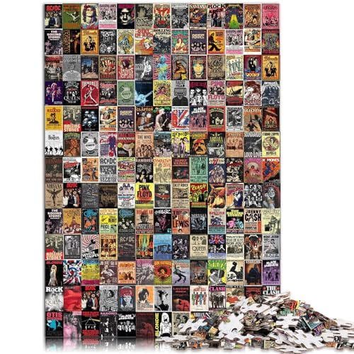 Puzzle für Erwachsene 1000 Teile Vintage-Spielzeug intellektuelles Spiel 50 x 75 cm. Helfen Sie dem Gehirn süchtig machende Spielzeuge zu trainieren und Geduld zu fördern. von DLBHSG