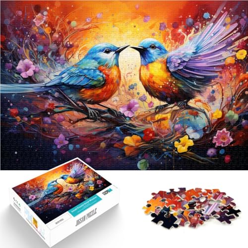 Puzzle für Erwachsene 1000 Teile Vogelspielzeug Denkspiel 26 x 38 cm Herausforderung für die Gehirnintelligenz süchtig machendes Spielzeug für Teenager ab 14 Jahren Puzzle für Erwachsene 1000 Teile Vogelspielzeug Denkspiel 26 x 38 cm Herausforderung für die Gehirnintelligenz süchtig machendes Spielzeug für Teenager ab 14 Jahren von DLBHSG