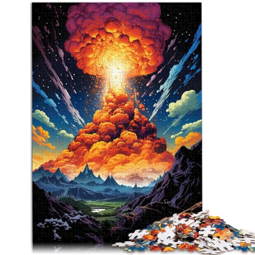 Puzzle für Erwachsene 1000 Teile Vulkanausbruch Denksportaufgabe 26 x 38 cm mit passendem Poster und Quizblatt für Teenager ab 14 Jahren Puzzle für Erwachsene 1000 Teile Vulkanausbruch Denksportaufgabe 26 x 38 cm mit passendem Poster und Quizblatt für Teenager ab 14 Jahren von DLBHSG