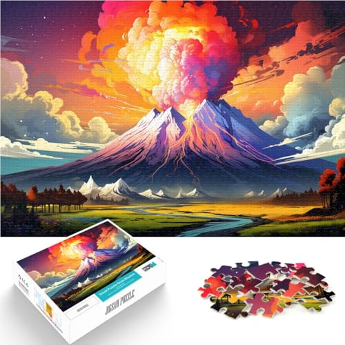 Puzzle für Erwachsene 1000 Teile Weltlandschaft Spielzeug Lernspiele Stressabbau 26 x 38 cm ganze Familie von DLBHSG