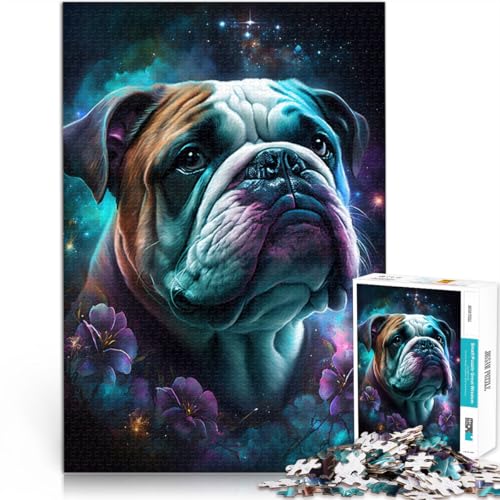 Puzzle für Erwachsene 1000 Teile Weltraum-Bulldogge Heimdekoration Puzzle 26 x 38 cm Geschenke für Freunde und Familie ab 14 Jahren Puzzle für Erwachsene 1000 Teile Weltraum-Bulldogge Heimdekoration Puzzle 26 x 38 cm Geschenke für Freunde und Familie ab 14 Jahren von DLBHSG