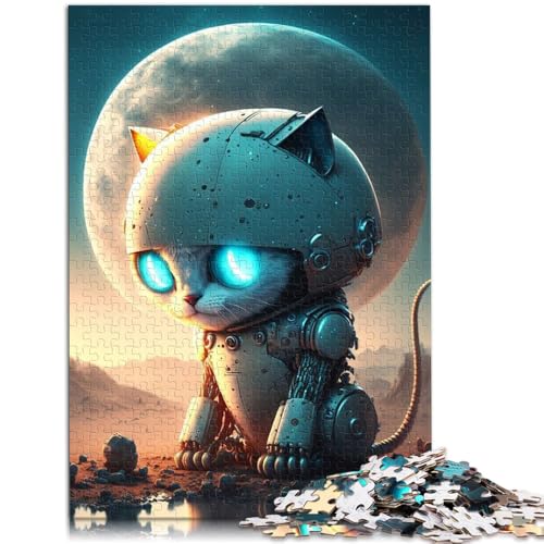 Puzzle für Erwachsene 1000 Teile Weltraum-Mechanik-Katze Denkspiel 26 x 38 cm Fördert die Liebe zwischen Paaren für 14-Jährige Puzzle für Erwachsene 1000 Teile Weltraum-Mechanik-Katze Denkspiel 26 x 38 cm Fördert die Liebe zwischen Paaren für 14-Jährige von DLBHSG