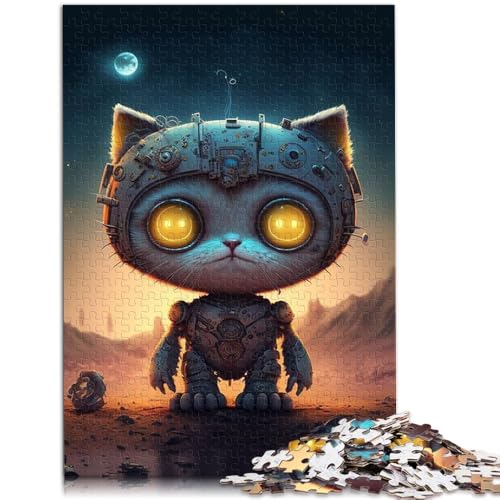 Puzzle für Erwachsene 1000 Teile Weltraum-Mechanische Katze Spielzeug Lernspiele Stressabbau 26x38cm Herausforderndes Spiel und Familienspiel Puzzle für Erwachsene 1000 Teile Weltraum-Mechanische Katze Spielzeug Lernspiele Stressabbau 26x38cm Herausforderndes Spiel und Familienspiel von DLBHSG