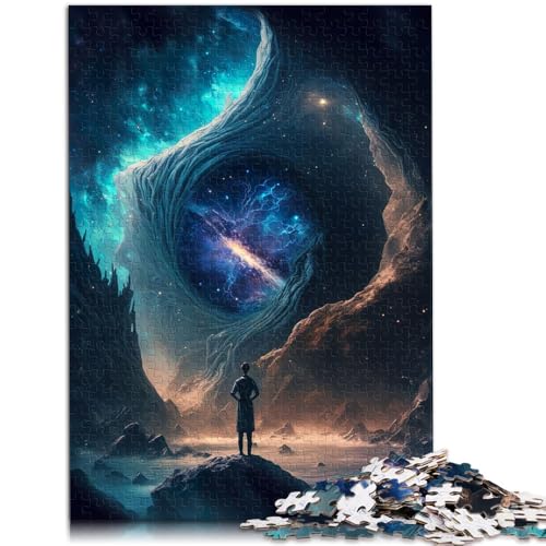 Puzzle für Erwachsene 1000 Teile Weltraumbeobachter Lernspielzeug Familienspiele 26 x 38 cm anspruchsvolles Spiel und Familienspiel von DLBHSG