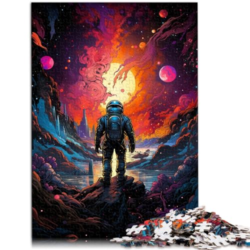 Puzzle für Erwachsene 1000 Teile Weltraumforscher Familienunterhaltungsspielzeug 50x75cm Lernspiel für Geburtstag Weihnachten von DLBHSG