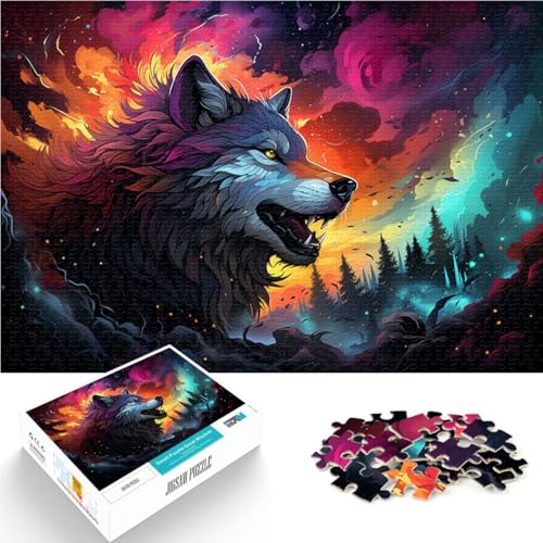 Puzzle für Erwachsene 1000 Teile Wolf Familienspaß 26 x 38 cm ganze Familie und für Teenager ab 14 Jahren Puzzle für Erwachsene 1000 Teile Wolf Familienspaß 26 x 38 cm ganze Familie und für Teenager ab 14 Jahren von DLBHSG