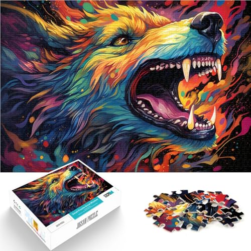Puzzle für Erwachsene 1000 Teile Wolf Lernpuzzle 50 x 75 cm mit passendem Poster und Quizblatt für Teenager ab 14 Jahren Puzzle für Erwachsene 1000 Teile Wolf Lernpuzzle 50 x 75 cm mit passendem Poster und Quizblatt für Teenager ab 14 Jahren von DLBHSG