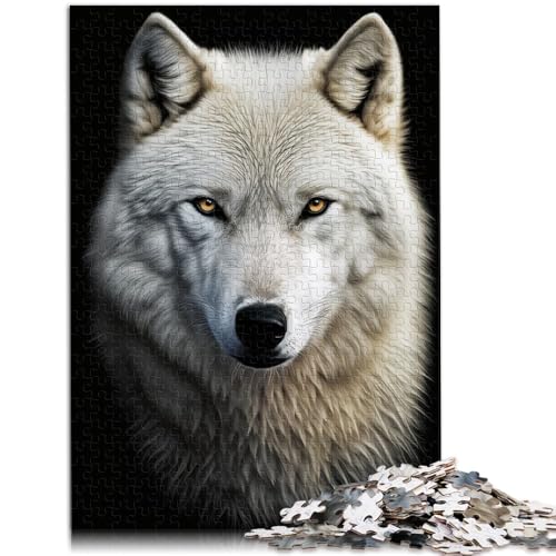 Puzzle für Erwachsene 1000 Teile Wolf-Quizspiel 50 x 75 cm ganze Familie. Geeignet für Kinder und Jugendliche ab 14 Jahren. von DLBHSG