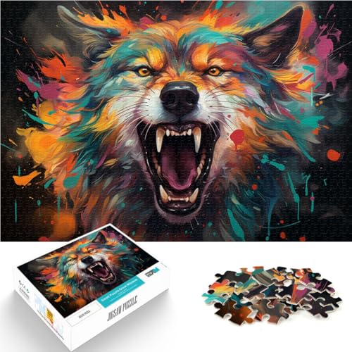 Puzzle für Erwachsene 1000 Teile Wolf-Quizspiel 50 x 75 cm. Helfen Sie dem Gehirn süchtig machende Spielzeuge zu trainieren und Geduld zu entwickeln. Puzzle für Erwachsene 1000 Teile Wolf-Quizspiel 50 x 75 cm. Helfen Sie dem Gehirn süchtig machende Spielzeuge zu trainieren und Geduld zu entwickeln. von DLBHSG