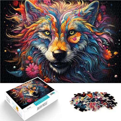 Puzzle für Erwachsene 1000 Teile Wolf Tier Denkspiel 26 x 38 cm einzigartige Heimdekoration und Geschenke für Teenager ab 14 Jahren Puzzle für Erwachsene 1000 Teile Wolf Tier Denkspiel 26 x 38 cm einzigartige Heimdekoration und Geschenke für Teenager ab 14 Jahren von DLBHSG