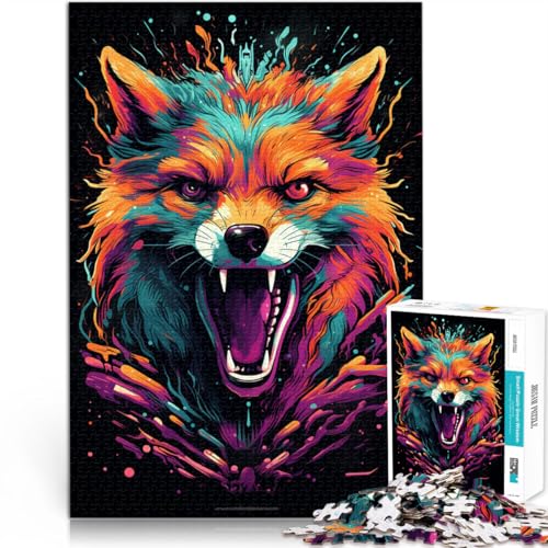 Puzzle für Erwachsene 1000 Teile Wütender Fuchs Lernspielzeug 26 x 38 cm Fördert die Liebe zwischen Paaren für Teenager ab 14 Jahren Puzzle für Erwachsene 1000 Teile Wütender Fuchs Lernspielzeug 26 x 38 cm Fördert die Liebe zwischen Paaren für Teenager ab 14 Jahren von DLBHSG