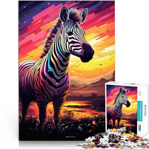 Puzzle für Erwachsene 1000 Teile Zebra-Familienspiel 50 x 75 cm ganze Familie für Teenager ab 14 Jahren Puzzle für Erwachsene 1000 Teile Zebra-Familienspiel 50 x 75 cm ganze Familie für Teenager ab 14 Jahren von DLBHSG