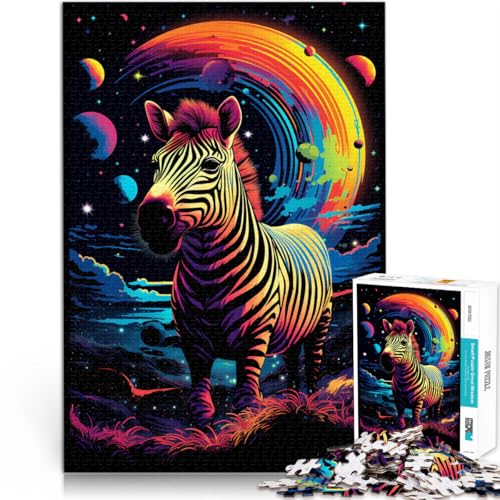 Puzzle für Erwachsene 1000 Teile Zebra-Spielzeug Denkspiel 50 x 75 cm Herausforderung für die Gehirnintelligenz süchtig machendes Spielzeug für Kinder ab 14 Jahren von DLBHSG