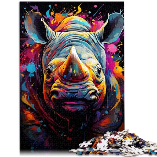 Puzzle für Erwachsene 1000 Teile Zeichnung Tier Nashorn Lernspielzeug 50x75cm Lernspiel für Geburtstag Weihnachten Puzzle für Erwachsene 1000 Teile Zeichnung Tier Nashorn Lernspielzeug 50x75cm Lernspiel für Geburtstag Weihnachten von DLBHSG