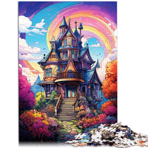 Puzzle für Erwachsene 1000 Teile ästhetisches Pastellhaus Puzzle für Lernspiele Herausforderungsspielzeug 50 x 75 cm Wichtelgeschenke Puzzle für Erwachsene 1000 Teile ästhetisches Pastellhaus Puzzle für Lernspiele Herausforderungsspielzeug 50 x 75 cm Wichtelgeschenke von DLBHSG