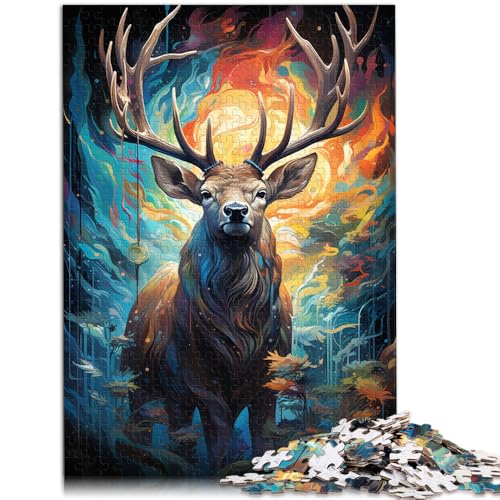 Puzzle für Erwachsene 1000 Teile ätherischer Elch als Puzzle-Geschenk 50 x 75 cm zum Stressabbau schwierige Herausforderung für Teenager ab 14 Jahren Puzzle für Erwachsene 1000 Teile ätherischer Elch als Puzzle-Geschenk 50 x 75 cm zum Stressabbau schwierige Herausforderung für Teenager ab 14 Jahren von DLBHSG