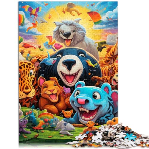 Puzzle für Erwachsene 1000 Teile afrikanische Tiere anspruchsvolles Spiel Puzzles 26 x 38 cm anspruchsvolles Spiel und Familienspiel für Kinder ab 14 Jahren von DLBHSG