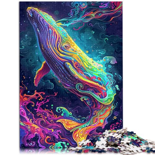 Puzzle für Erwachsene 1000 Teile bizarrer bunter Wal schwierig und herausfordernd 50 x 75 cm einzigartige Heimdekoration und Geschenke für Teenager ab 14 Jahren Puzzle für Erwachsene 1000 Teile bizarrer bunter Wal schwierig und herausfordernd 50 x 75 cm einzigartige Heimdekoration und Geschenke für Teenager ab 14 Jahren von DLBHSG
