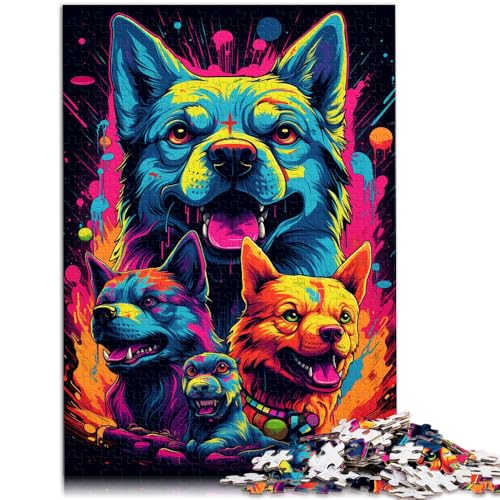 Puzzle für Erwachsene 1000 Teile bösartige Hunde jagen bei Sonnenuntergang Lernspielzeug Familienspiele 50 x 75 cm Stressabbau schwierige Herausforderung Puzzle für Erwachsene 1000 Teile bösartige Hunde jagen bei Sonnenuntergang Lernspielzeug Familienspiele 50 x 75 cm Stressabbau schwierige Herausforderung von DLBHSG