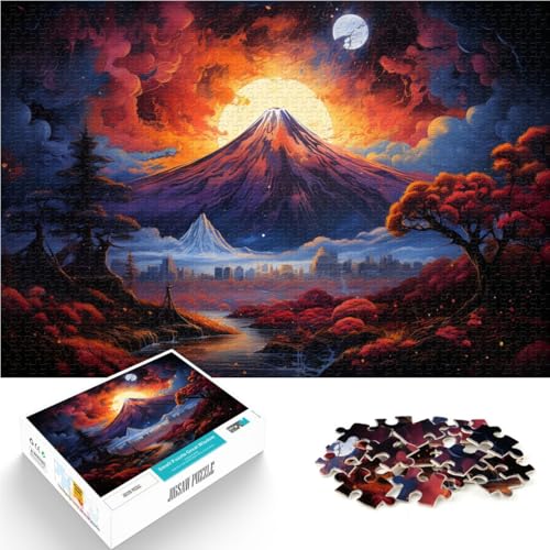 Puzzle für Erwachsene 1000 Teile bunter Berg Fuji das Puzzle 50 x 75 cm Geburtstagsgeschenk Geschenke Wandkunst für 14-Jährige Puzzle für Erwachsene 1000 Teile bunter Berg Fuji das Puzzle 50 x 75 cm Geburtstagsgeschenk Geschenke Wandkunst für 14-Jährige von DLBHSG