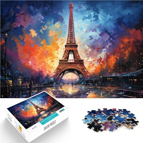 Puzzle für Erwachsene 1000 Teile bunter Eiffelturm Puzzle für Lernspiele Herausforderungsspielzeug 50 x 75 cm Analyse und Logik Puzzle für Erwachsene 1000 Teile bunter Eiffelturm Puzzle für Lernspiele Herausforderungsspielzeug 50 x 75 cm Analyse und Logik von DLBHSG