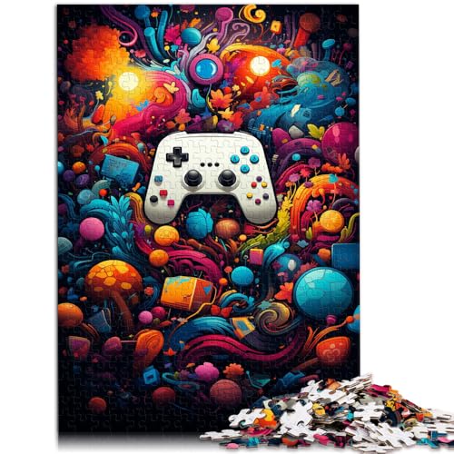 Puzzle für Erwachsene 1000 Teile buntes Gamepad-Quizspiel 50 x 75 cm einzigartige Geburtstags- und Geschenkideen für Teenager ab 14 Jahren von DLBHSG
