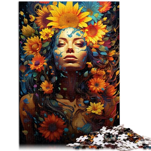 Puzzle für Erwachsene 1000 Teile buntes Sonnenblumenmädchen Quizspiel 26 x 38 cm geeignet als Schreibtischdekoration für Teenager ab 14 Jahren Puzzle für Erwachsene 1000 Teile buntes Sonnenblumenmädchen Quizspiel 26 x 38 cm geeignet als Schreibtischdekoration für Teenager ab 14 Jahren von DLBHSG