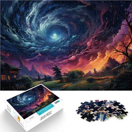 Puzzle für Erwachsene 1000 Teile buntes Tornado-Quizspiel 26 x 38 cm ganze Familie für Teenager ab 14 Jahren Puzzle für Erwachsene 1000 Teile buntes Tornado-Quizspiel 26 x 38 cm ganze Familie für Teenager ab 14 Jahren von DLBHSG