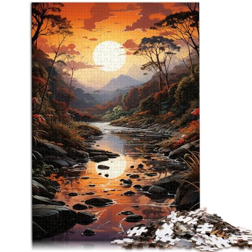Puzzle für Erwachsene 1000 Teile dichter Dschungel anspruchsvolles Spiel 50 x 75 cm ganze Familie von DLBHSG