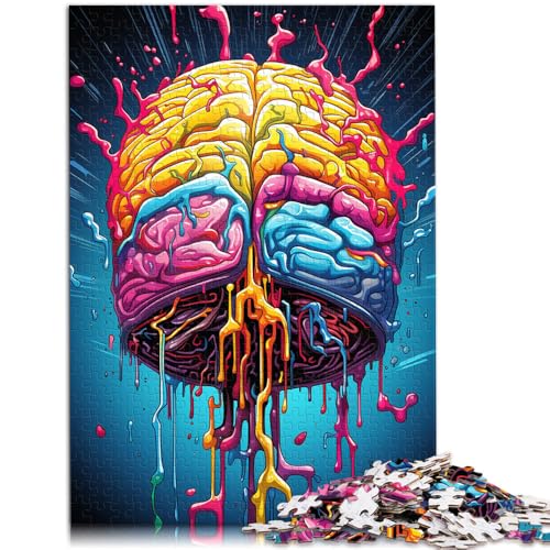 Puzzle für Erwachsene 1000 Teile eines intelligenten Gehirns Lernspiele für Zuhause DIY-Spielzeug 50 x 75 cm Lernspiel für Geburtstag Weihnachten von DLBHSG