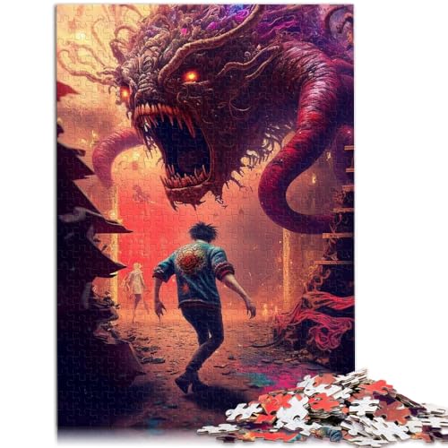 Puzzle für Erwachsene 1000 Teile exotisches Monster Lernspielzeug Familienspiele 50 x 75 cm anspruchsvolles Spiel und Familienspiel von DLBHSG
