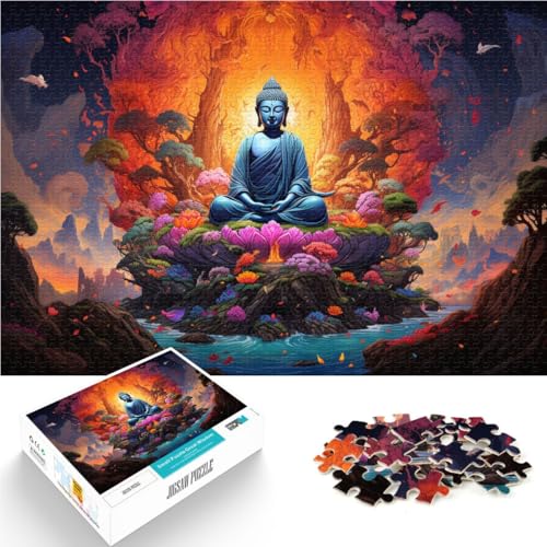 Puzzle für Erwachsene 1000 Teile farbenfrohe Buddha-Statue präzise geschnittenes Puzzle 26 x 38 cm. Fördert die Liebe zwischen Paaren für Teenager ab 14 Jahren Puzzle für Erwachsene 1000 Teile farbenfrohe Buddha-Statue präzise geschnittenes Puzzle 26 x 38 cm. Fördert die Liebe zwischen Paaren für Teenager ab 14 Jahren von DLBHSG