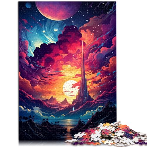 Puzzle für Erwachsene 1000 Teile farbenfrohe Fantasielandschaft Denksportaufgabe 50 x 75 cm Lernspiel für Geburtstag Weihnachten Puzzle für Erwachsene 1000 Teile farbenfrohe Fantasielandschaft Denksportaufgabe 50 x 75 cm Lernspiel für Geburtstag Weihnachten von DLBHSG