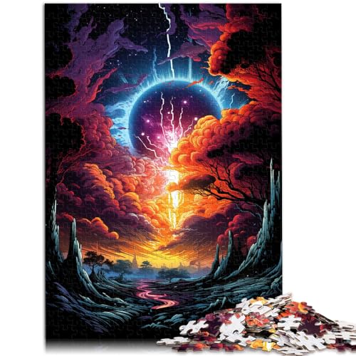 Puzzle für Erwachsene 1000 Teile farbenfrohe Fantasielandschaft Heimdekoration Puzzlespielzeug 26 x 38 cm anspruchsvolles Spiel und Familienspiel Puzzle für Erwachsene 1000 Teile farbenfrohe Fantasielandschaft Heimdekoration Puzzlespielzeug 26 x 38 cm anspruchsvolles Spiel und Familienspiel von DLBHSG