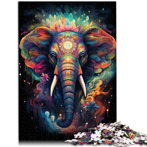 Puzzle für Erwachsene 1000 Teile farbenfrohes Elefanten-Quizspiel 50 x 75 cm Lernspiel für Geburtstag Weihnachten für Kinder ab 14 Jahren Puzzle für Erwachsene 1000 Teile farbenfrohes Elefanten-Quizspiel 50 x 75 cm Lernspiel für Geburtstag Weihnachten für Kinder ab 14 Jahren von DLBHSG
