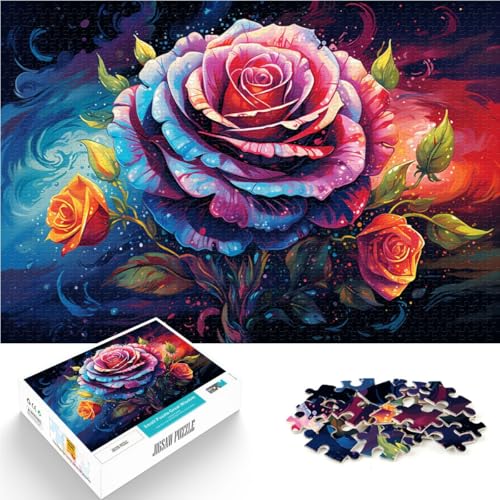 Puzzle für Erwachsene 1000 Teile farbenfrohes Fantasy-Rosenkunst-Quizspiel 50 x 75 cm tolles Geschenk für die ganze Familie ab 14 Jahren Puzzle für Erwachsene 1000 Teile farbenfrohes Fantasy-Rosenkunst-Quizspiel 50 x 75 cm tolles Geschenk für die ganze Familie ab 14 Jahren von DLBHSG