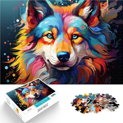 Puzzle für Erwachsene 1000 Teile farbenfrohes Husky-Denkspiel 50 x 75 cm anspruchsvolles Spiel und Familienspiel für Teenager ab 14 Jahren Puzzle für Erwachsene 1000 Teile farbenfrohes Husky-Denkspiel 50 x 75 cm anspruchsvolles Spiel und Familienspiel für Teenager ab 14 Jahren von DLBHSG