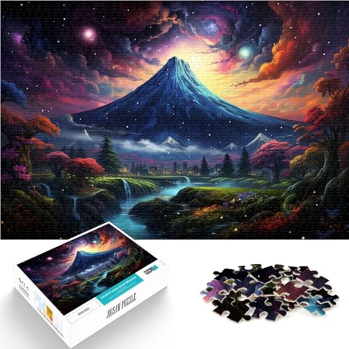 Puzzle für Erwachsene 1000 Teile farbenfrohes Lernpuzzle mit dem Berg Fuji 50 x 75 cm zum Stressabbau schwierige Herausforderung Puzzle für Erwachsene 1000 Teile farbenfrohes Lernpuzzle mit dem Berg Fuji 50 x 75 cm zum Stressabbau schwierige Herausforderung von DLBHSG