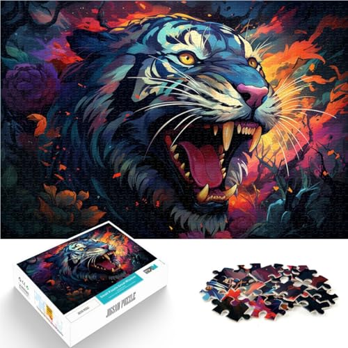 Puzzle für Erwachsene 1000 Teile farbenfrohes Quizspiel mit wütendem Tiger 26 x 38 cm einzigartige Geburtstags- und Geschenkideen für Teenager ab 14 Jahren Puzzle für Erwachsene 1000 Teile farbenfrohes Quizspiel mit wütendem Tiger 26 x 38 cm einzigartige Geburtstags- und Geschenkideen für Teenager ab 14 Jahren von DLBHSG