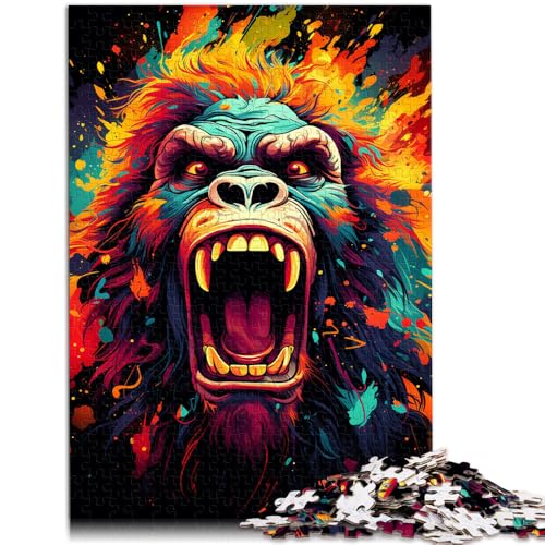 Puzzle für Erwachsene 1000 Teile farbenfrohes künstlerisches Orang-Utan-Puzzle Denkspiel 26 x 38 cm anspruchsvolles Spiel und Familienspiel Puzzle für Erwachsene 1000 Teile farbenfrohes künstlerisches Orang-Utan-Puzzle Denkspiel 26 x 38 cm anspruchsvolles Spiel und Familienspiel von DLBHSG