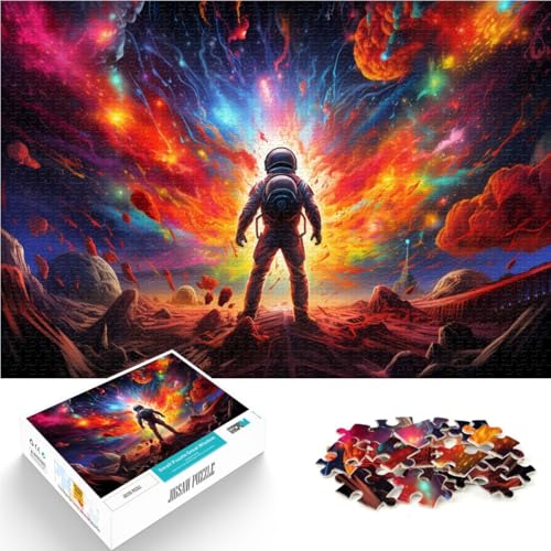 Puzzle für Erwachsene 1000 Teile galaktischer Astronaut Lernspielzeug 50 x 75 cm anspruchsvolles Spiel und Familienspiel für Teenager ab 14 Jahren von DLBHSG