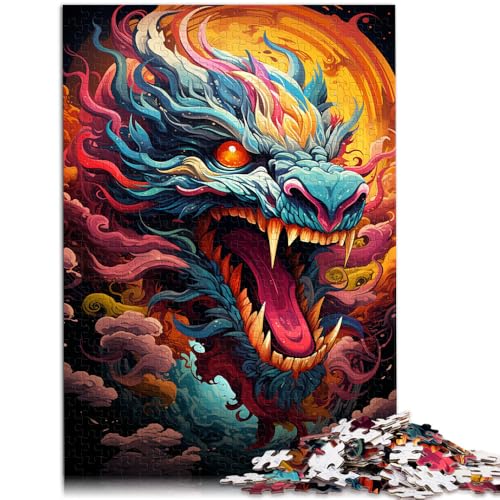 Puzzle für Erwachsene 1000 Teile geheimnisvolles Drachen-Quizspiel 50 x 75 cm zum Stressabbau schwierige Herausforderung für Kinder ab 14 Jahren Puzzle für Erwachsene 1000 Teile geheimnisvolles Drachen-Quizspiel 50 x 75 cm zum Stressabbau schwierige Herausforderung für Kinder ab 14 Jahren von DLBHSG