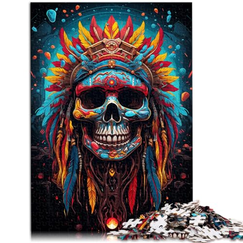 Puzzle für Erwachsene 1000 Teile indischer Totenkopf Quizspiel 26 x 38 cm Wanddekoration einzigartige Geburtstags 14-Jährige Puzzle für Erwachsene 1000 Teile indischer Totenkopf Quizspiel 26 x 38 cm Wanddekoration einzigartige Geburtstags 14-Jährige von DLBHSG