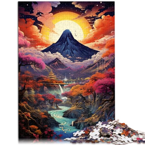 Puzzle für Erwachsene 1000 Teile japanische Landschaft Spiele Spielzeug Geschenk 26 x 38 cm anspruchsvolles Spiel und Familienspiel für Teenager ab 14 Jahren von DLBHSG